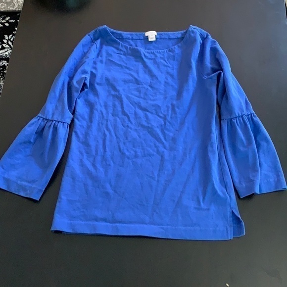 J.crew bell sleeve blouse - Picture 1 of 5